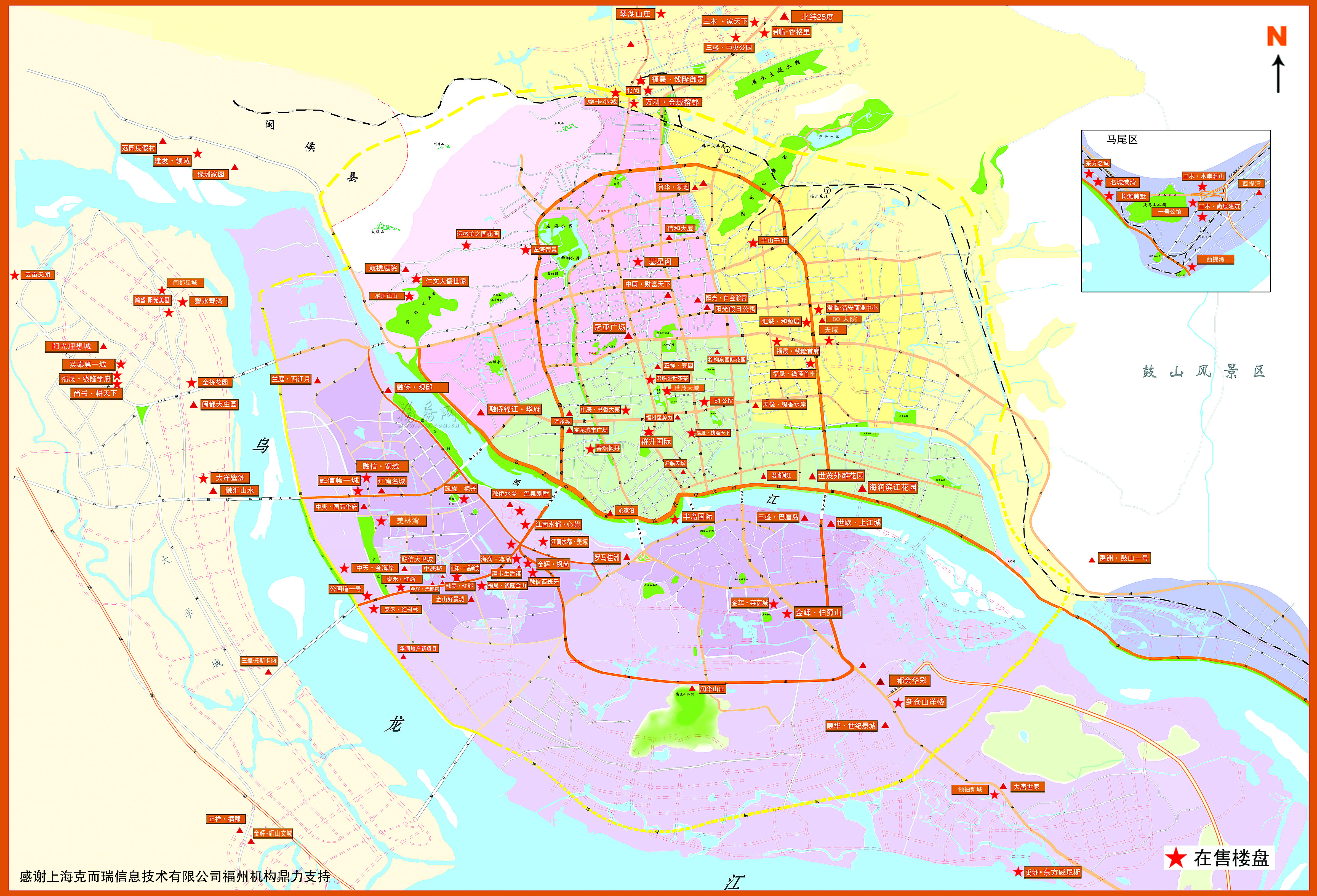 福州购房大地图：在售楼盘一网打尽-地产快讯-福州房地产