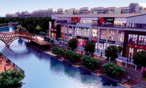 万达广场滨河酒吧街集合肥自然